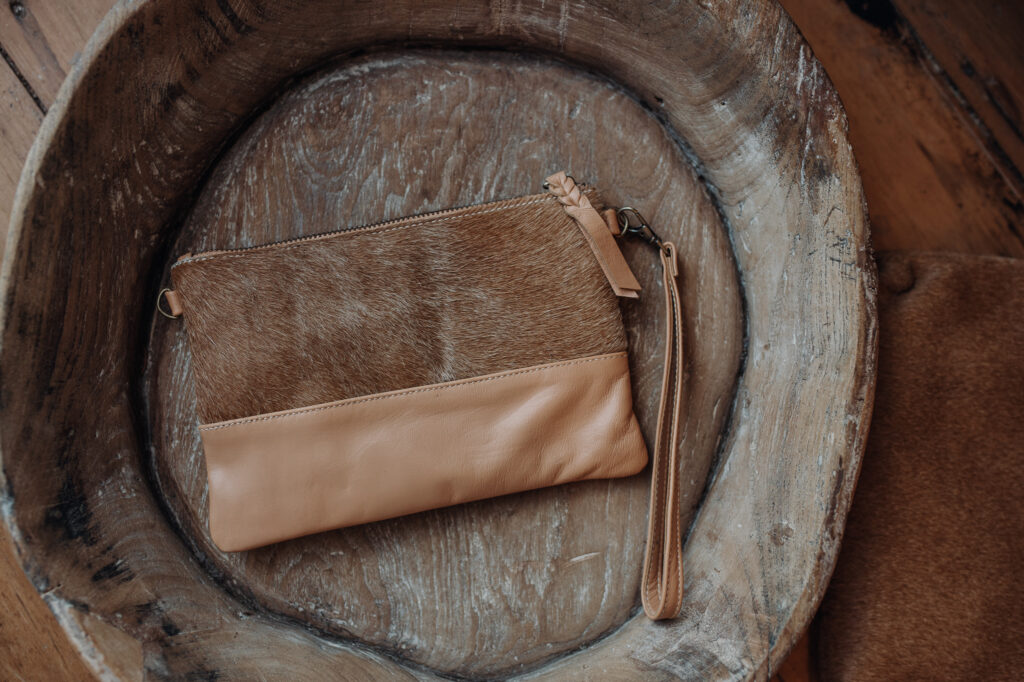 Cowhide Bag Clutch