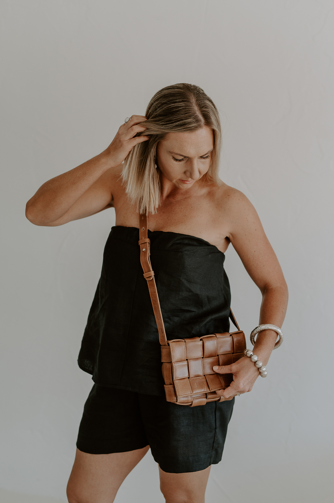 Weaved Shoulder Bag